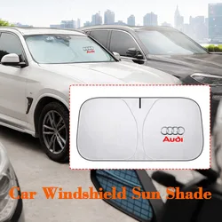 Car Windshield Sun Shade Visor UV Protection Shield For Audi A1 A2 A3 A4 A5 A6 A7 A8 Q1 Q2 Q3 Q4 Q5 Q6 Q7 Q8 TT RS4 RS3 S5 B8 C6