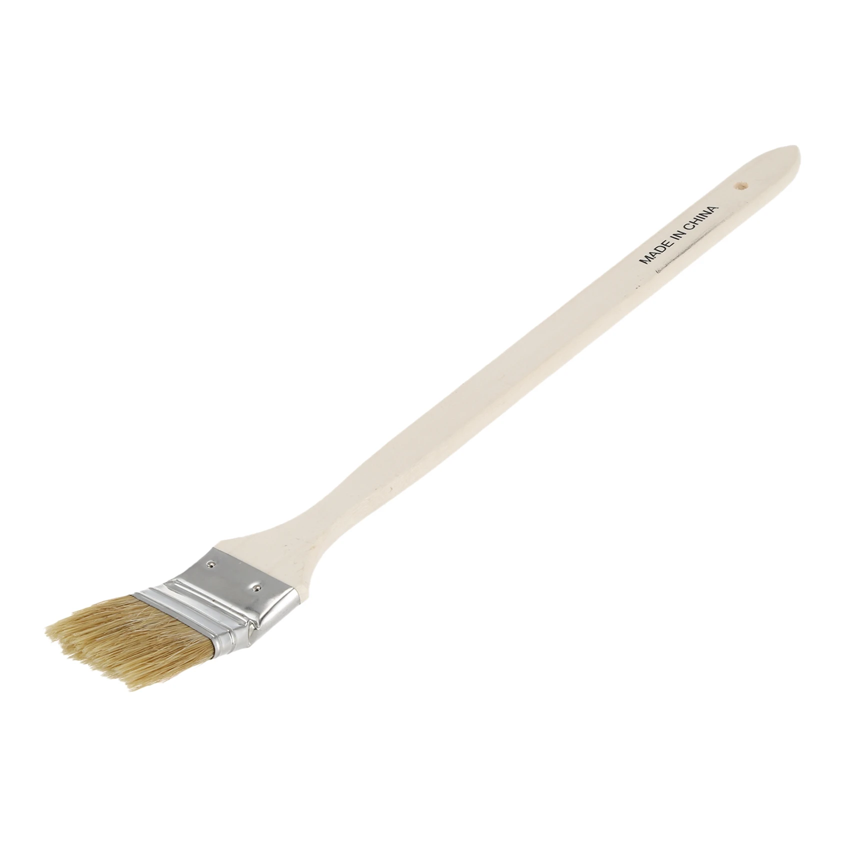 YWDZ-3X 2 Inch Wide Wooden Handle Metal Ferrule Faux Bristle Head Radiator Brush