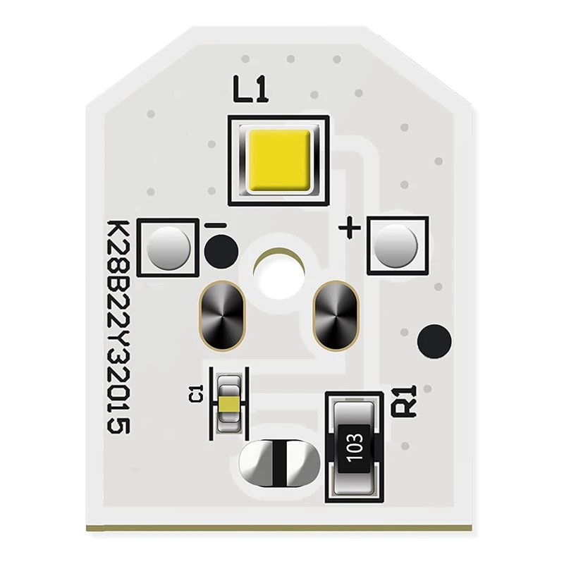 1PCS WR55X11132 WR55X25754 LED Light For GE Refrigerator Spare Parts WR55X30602 No Cover Only LED PCB Board