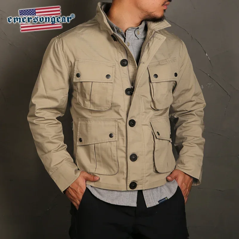 Emersongear Blue Label Tactical TCU Thermal Mens Jacket Vintage Outdoor Casual Hiking Hunting Cloth Nylon Camping 11.11 Sales