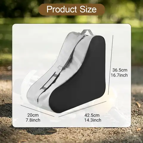 बच्चों के रोलर स्केट्स बैग कंटेनर सुरक्षात्मक फिगर स्केट्स क्वाड स्केट्स इनलाइन स्केट्स आइस हॉकी स्केट के लिए पोर्टेबल स्टोरेज 10 best sales रोलर स्केट बैग - №3