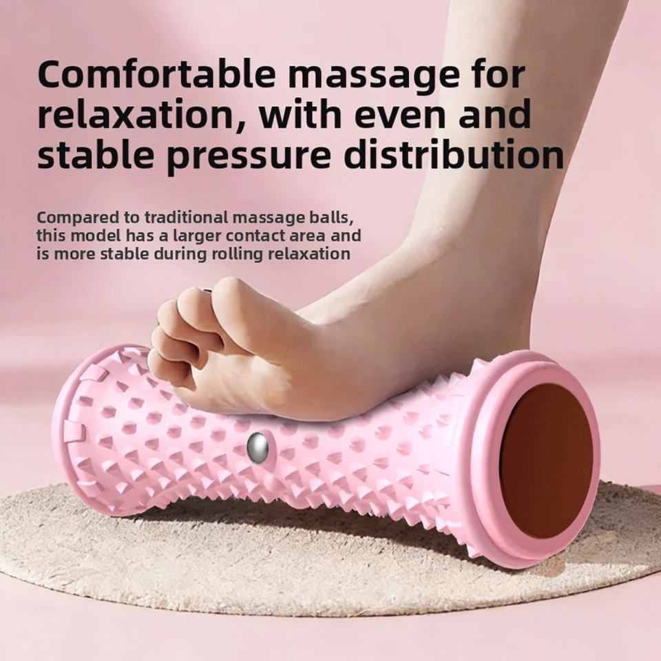 Foot Fascia Roller Deep Tissue Massage Textured Surface Manual Plastic Foot Trainer For Yoga Fitness Home Use