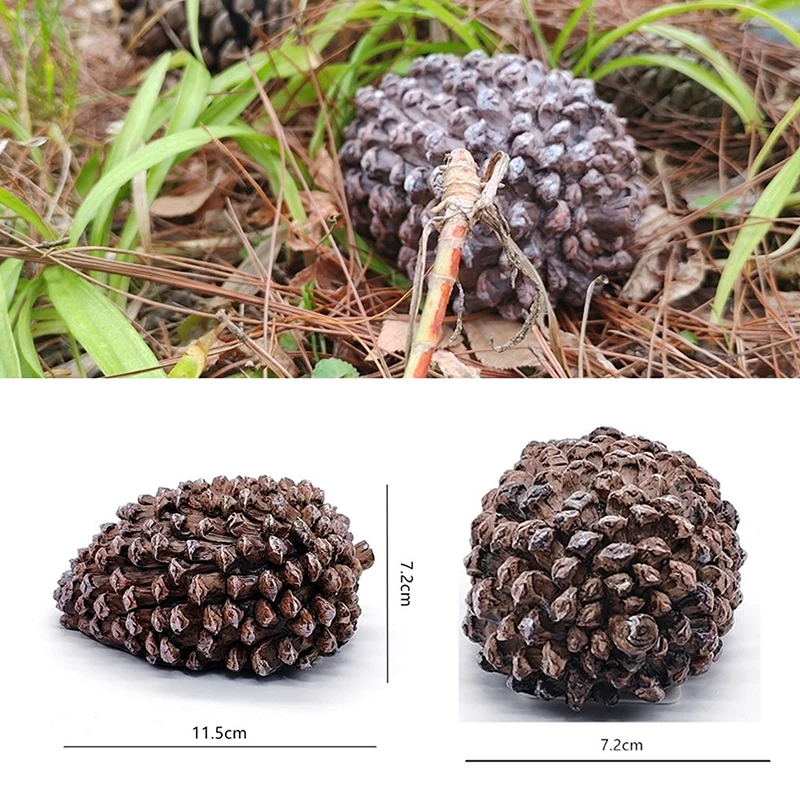 

Outdoor Garden Key Safe Box Hidden Pine Cones Hide Keys In Fake Pine Cones Safety Storage Box For Home RV Key Safes