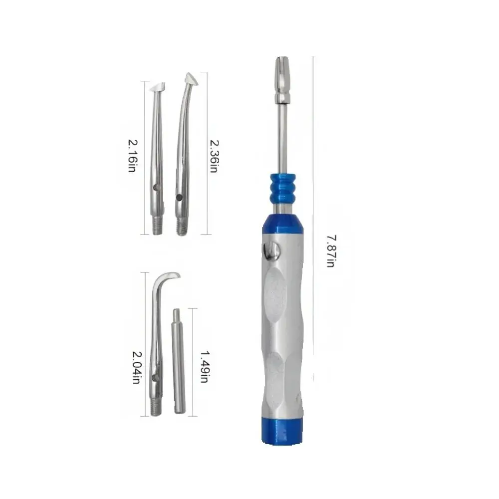 Dental 4-Stage Adjustable Automatic Crown Remover Manual Tooth Restoration Extractor Tool