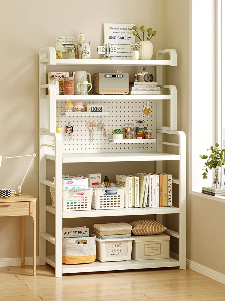 Floor-to-ceiling panel shelf workbench bookshelf Floor-to-ceiling shelf Multi-layer storage rack Vertical storage rack Finishing
