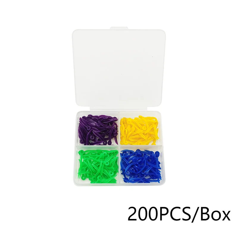 200ชิ้น/กล่อง Dental Disposable Wedges ฟัน Gap Wedge กับหลุมขนาดใหญ่ขนาดกลางขนาดเล็กพิเศษขนาดเล็กทันตกรรมวัสดุสิ้...