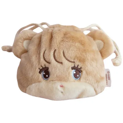 Original Mikko Characters Plush Drawstring Pouch Gacha Series Cute Cartoon Animal Makeup Storage Bag Kawaii Birthday Gifts Toys