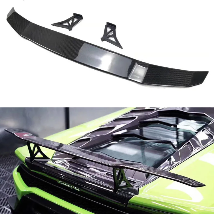 Carbon Fiber Car Spoiler Rear Spoiler wing For Lamborghini Huracan LP580 LP610 Refitted V-design High Performance