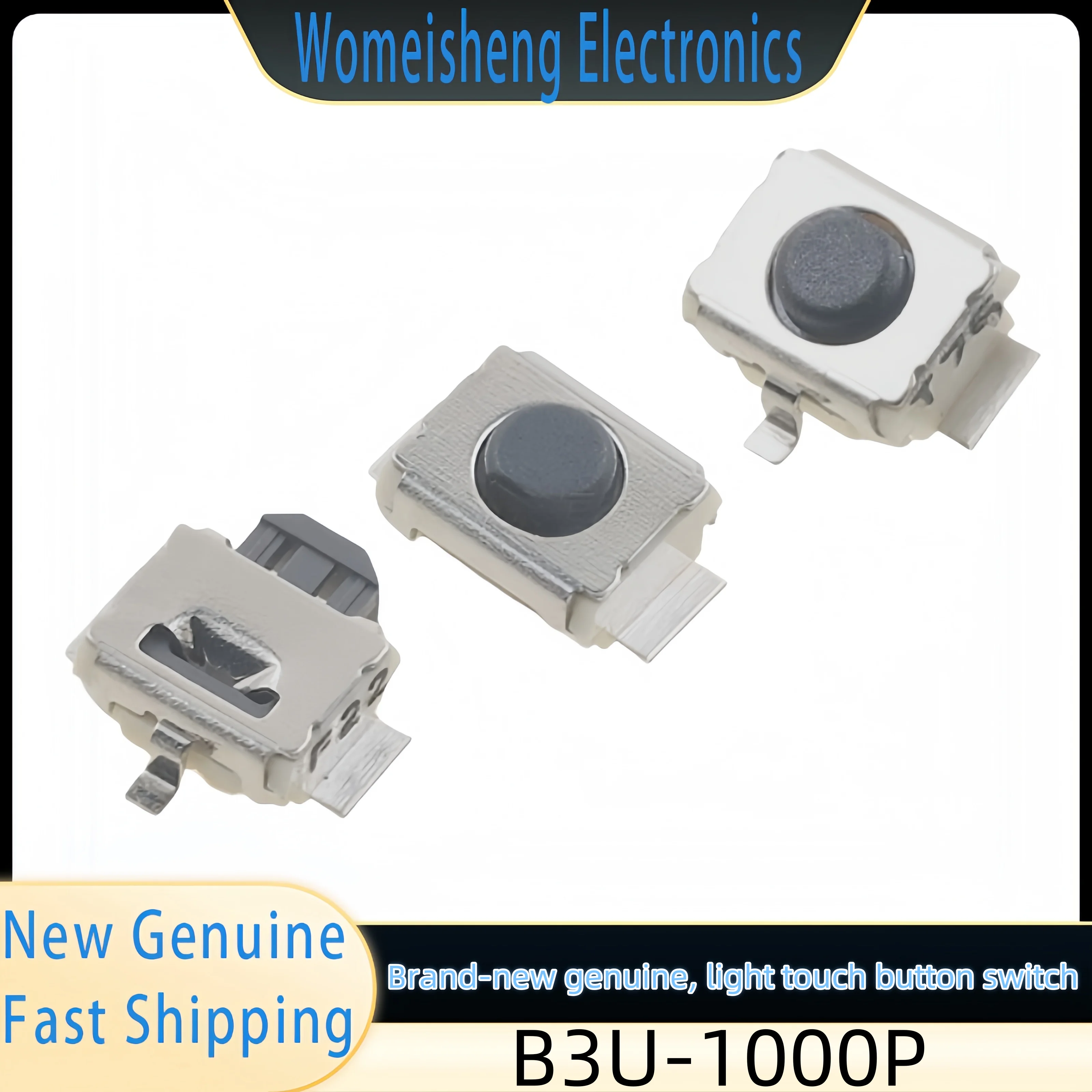 

NEW GENUINE B3U-1000P TOUCH BUTTON SWITCH 10PCS