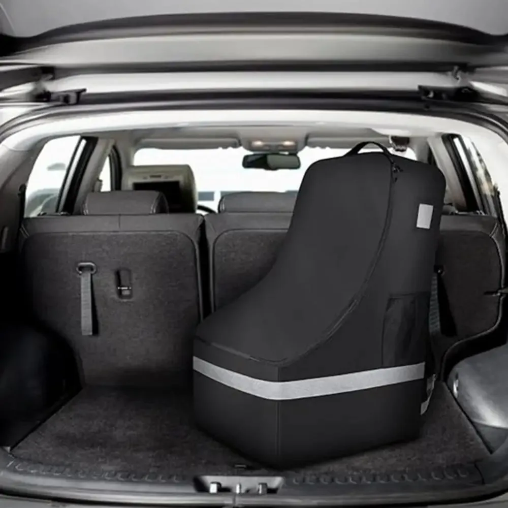 Foldable Car Seat Travel Bag with Backpack Straps – Water-Resistant Design, Uses for Easy Transport of Baby Safety Seats