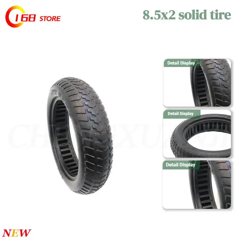 For Xiaomi Electric scooter tyre Electric Scooter Rubber Tire Durable 8.5x2 solid tyre Tube Front Rear Millet Wear solid Tire