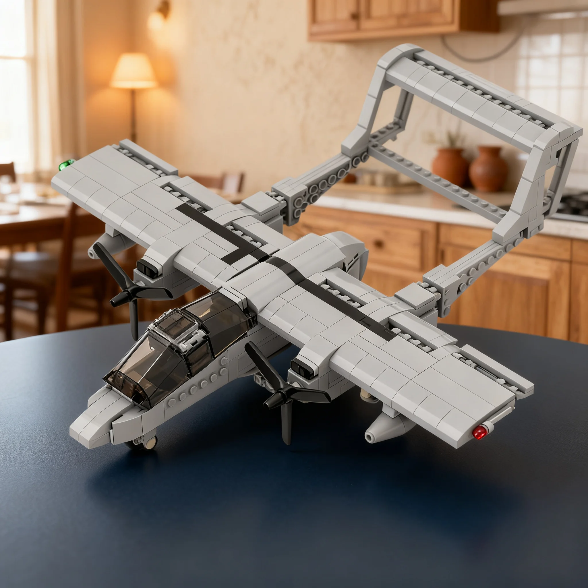638pcs MOC OV-10 Bronco Model Building Blocks Education Craft Display Brick 3D DIY Creative Birthday Assemble Idea Collection