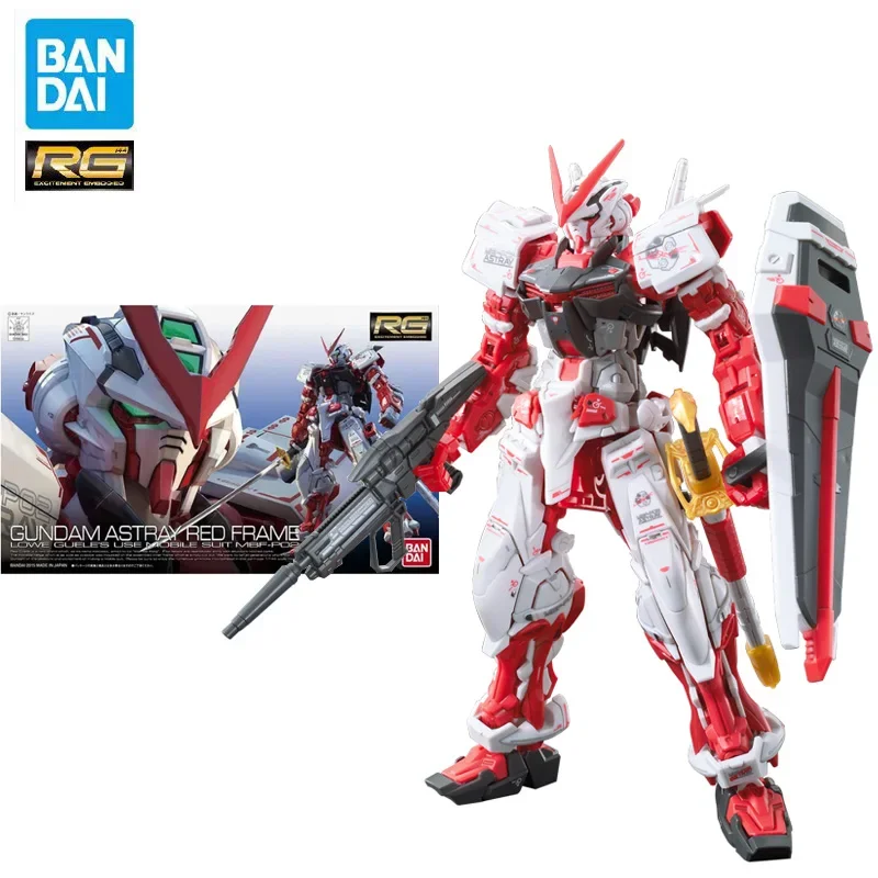 

Bandai Подлинная модель Gundam гаражный набор RG серии 1/144 аниме экшн-фигурки с астрастной красной рамкой Игрушки для мальчиков коллекционная игрушка