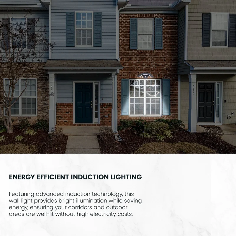 

LED Balcony Exterior Wall Courtyard Induction Light Warm LightJAS