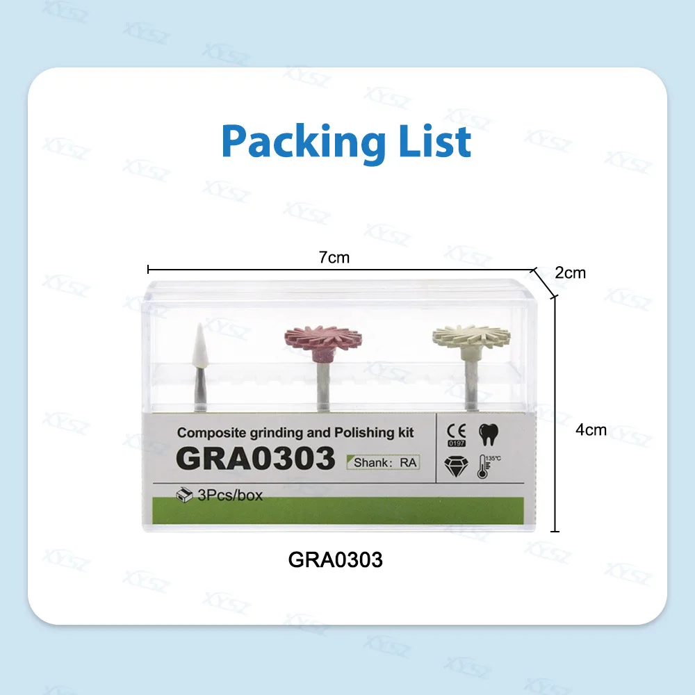 Специально для полировального круга Denta GRA0303, протезов, протезов, полировального набора 3шт, расходных материалов Denta