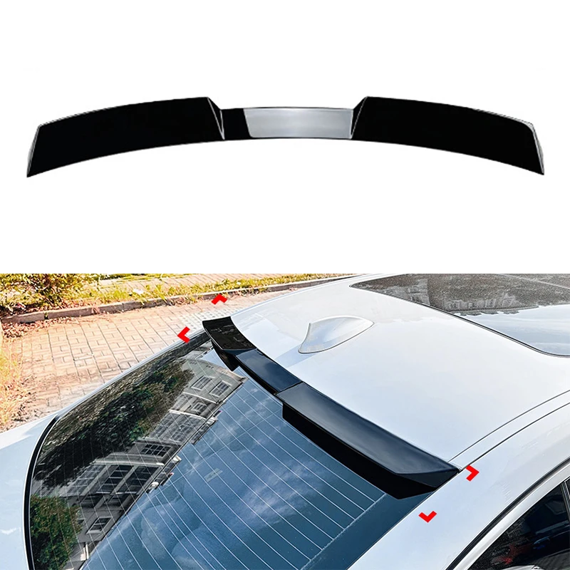 Car Rear Roof Spoiler Wing For BMW 3 Series G20 320i 325i 330i 2019-2024 Car Rear Roof Trunk Spoiler Lip Trim