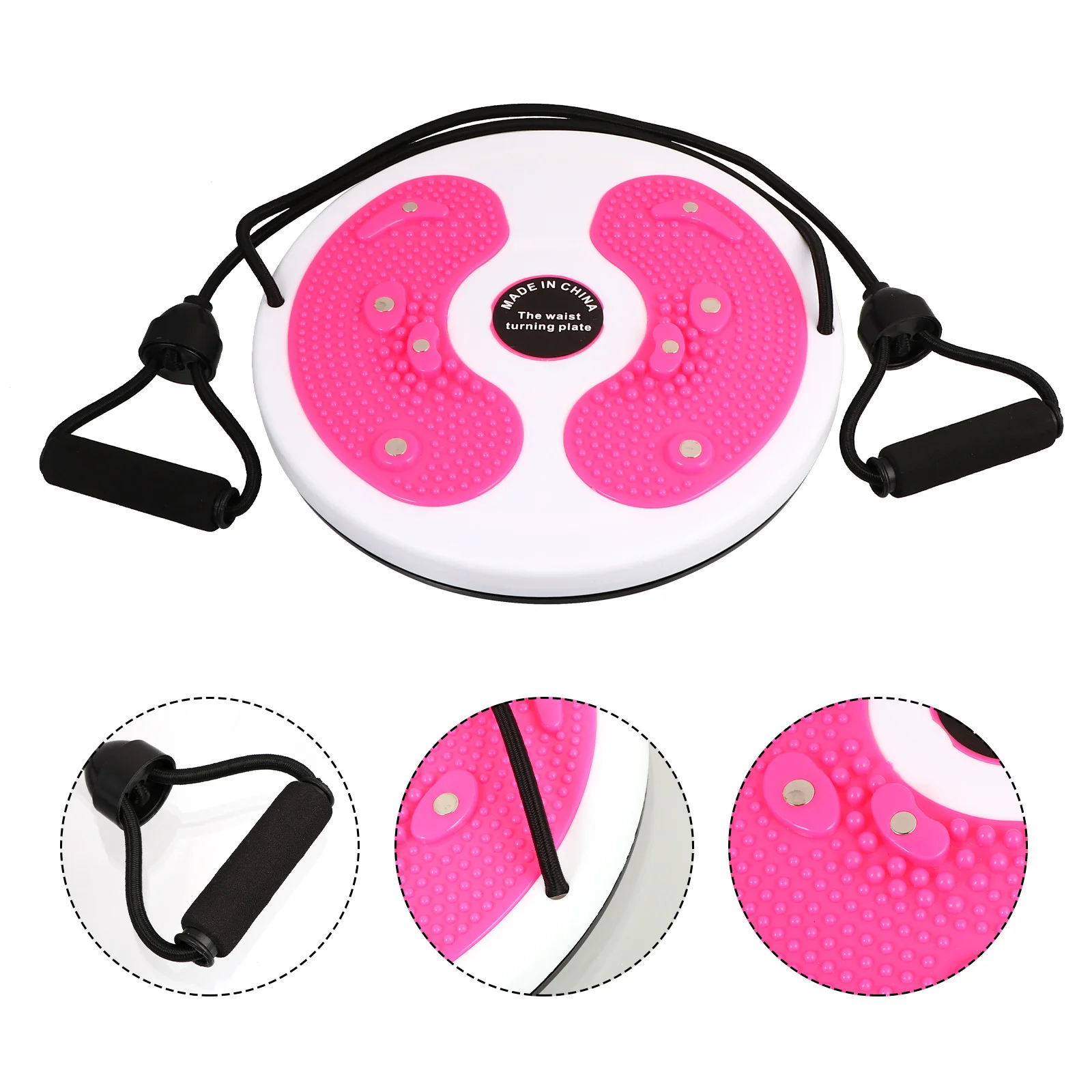 قرص لف الخصر، لوح لياقة بدنية محمول ممتاز للاستخدام المنزلي، معدات تمارين الجسم، آلة تنحيف الجسم، لوحة متجولة