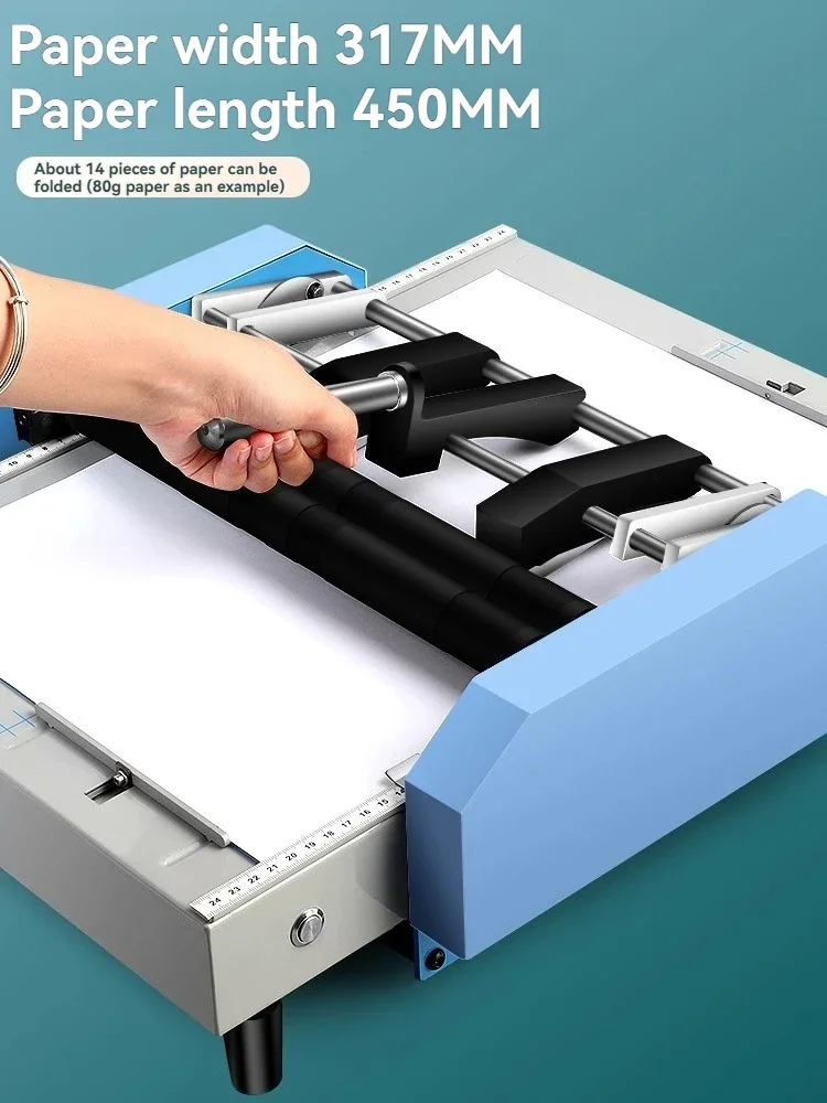 Aggiorna la macchina piegatubi completamente automatica per chiodi da equitazione A3, vinciatrice per libri, piegatrice per carta, cucitrice