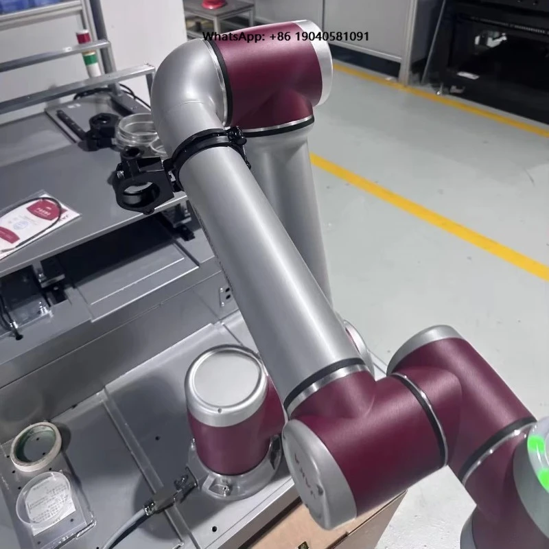 CNC Loading Unloading Workstation JAKA Robot Featuring a Raw Feeder and Finished Product Industrial Robot Arm with End-effectors