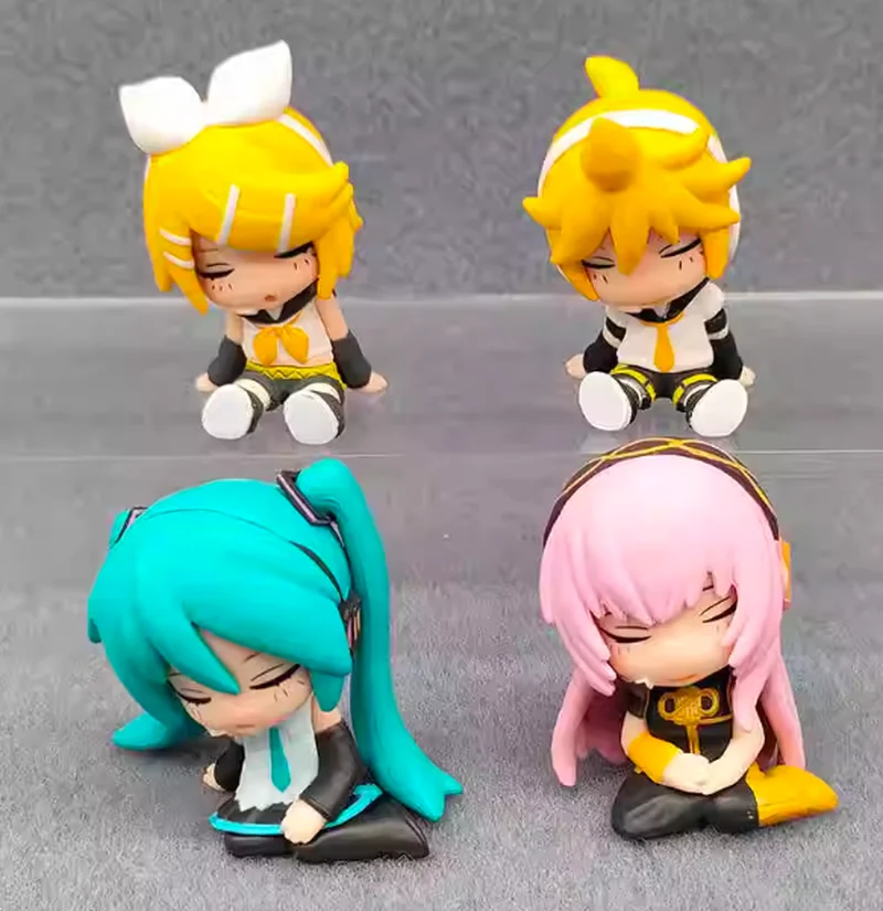 

Virtual Singer Miku Side By Side Sleepy Blind Box Kawaii Action Figure Desktop Decoration Toys Festival Surprise Gift For Fans