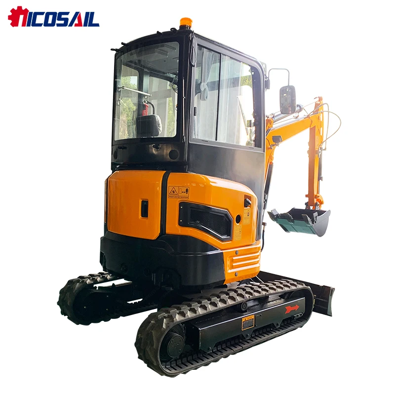 EPA Certified Mini Excavator - Crawler Type, Durable for Animal Husbandry, Farm & Small Construction Sites