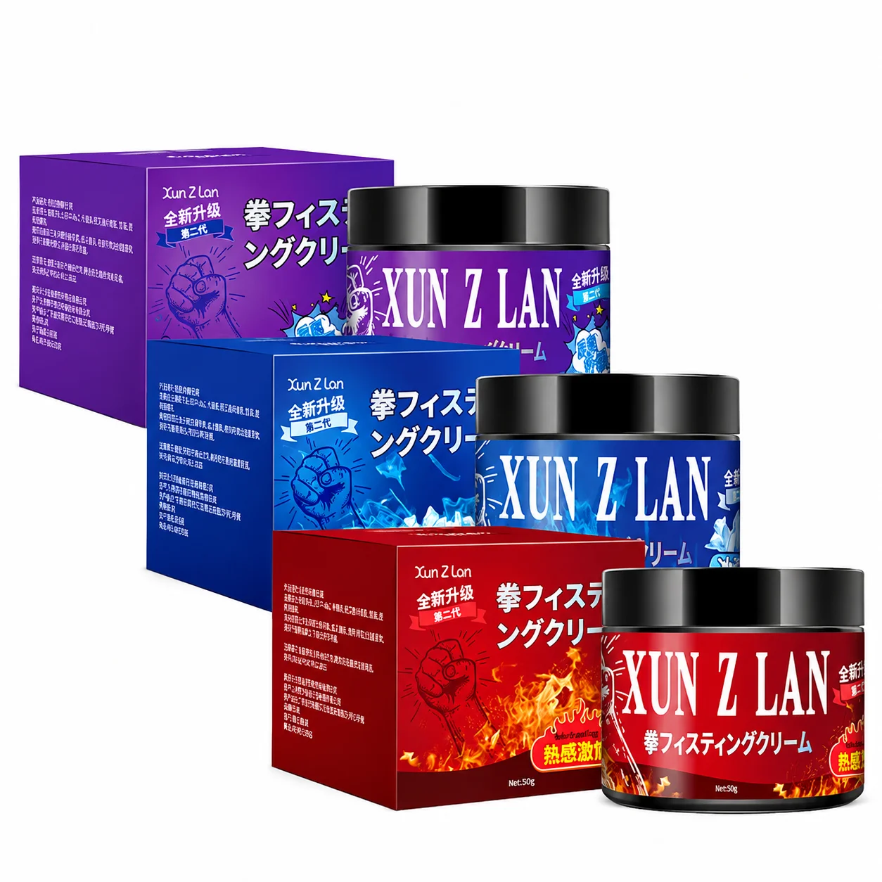 150g Men's Fist-Pressing Cream for Gay Anal Lubricant Cold Hot Soothing Sensation Anal Lubricant for Gay Intercourse Lubricant
