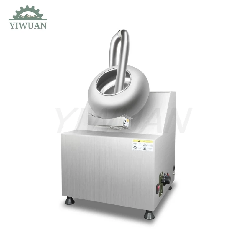 Coating Machine Chocolate Coating Machine Commercial Customized Mini Chocolate Panning Sugar Pan 346E Peanut Nut Coating Machine
