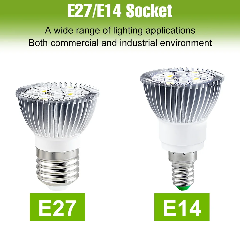 150 واط LED E27/E26 تنمو ضوء لمبة AC220V الطيف الكامل زراعة مصباح E14 110 فولت ل صندوق النمو الداخلي بوعاء زهرة نبات عصاري