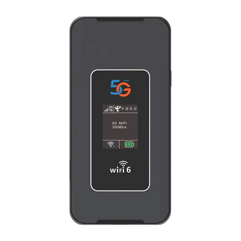 X12A-5G Pocket Wifi Router 8000Mah Wi-Fi 6 5G Dual Band 1800Mbps Color Screen Mobile Hotspot 5G/4G LTE Portable Router EU