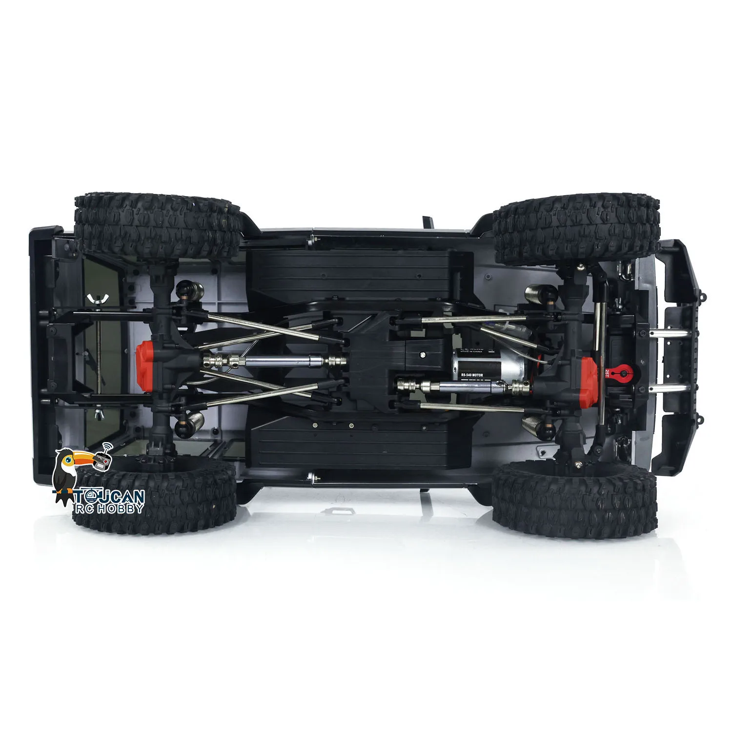 

Подарок 1/10 RC Внедорожный Гусеничный 4WD Альпинистский Автомобиль Замок Дифференциала Свет Звук Пульт Дистанционного Управления Грузовик с Шинами Ступицы Сумка для аксессуаров