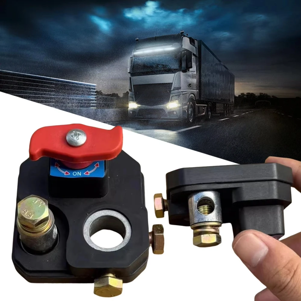 Desconectador de Batería de Coche de Alta Resistencia 12V/24V, Pieza Auxiliar Automotriz para Uso Marino, Industrial, ATV y Remolques