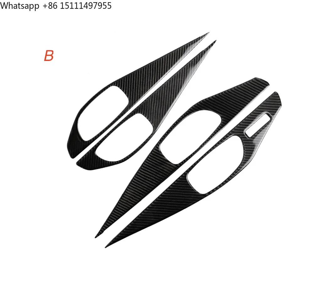 MRD Fit for Infiniti Q50 Q60 Real Carbon Fiber Interior Trim Parts Regular Carbon Fiber Honeycomb 3