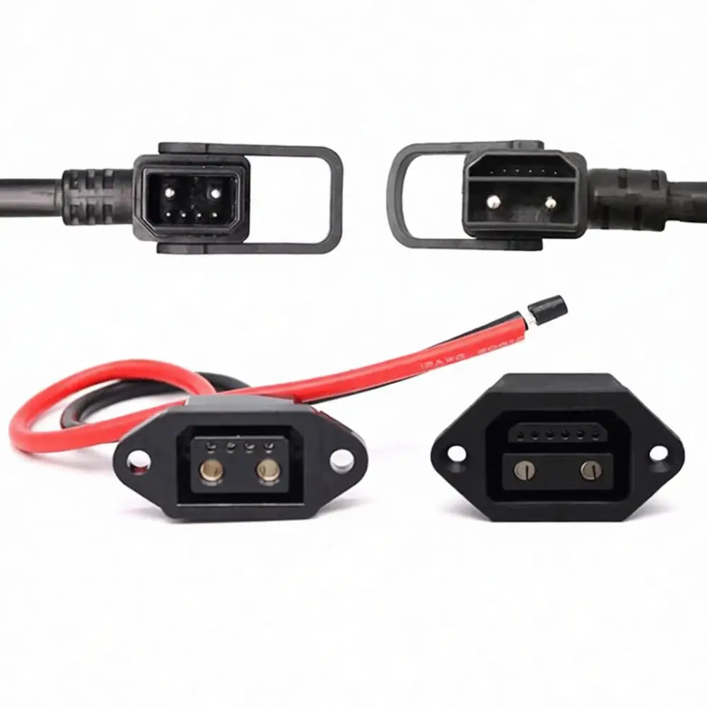 Flexible Power Extension Cord 2Plus6 Pin To 2Plus4 Port For Electric Vehicle Lithium Battery Charging Swap Module