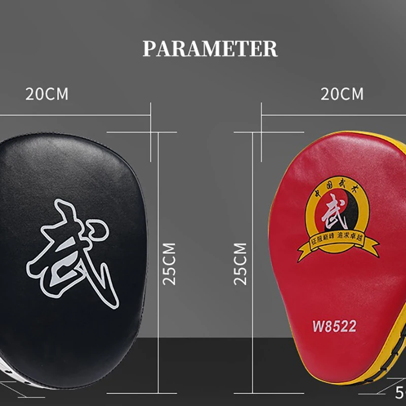 (HB05)1Pc Punch Boxing Gloves Pad Punch Target Bag PU Muay Thai Free Fight Sanda Boxing Training Martial Art Glof For Kid Adult