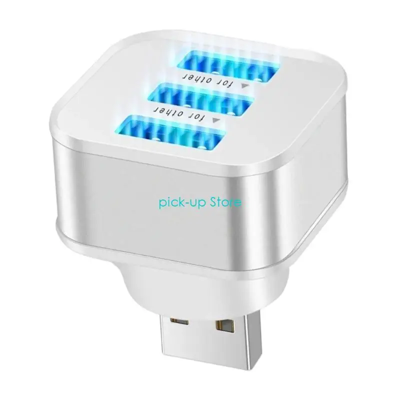 Q5WA USB2.0 Splitter 3 Port USB Quick Charging Expander Beberapa Ekstender USB