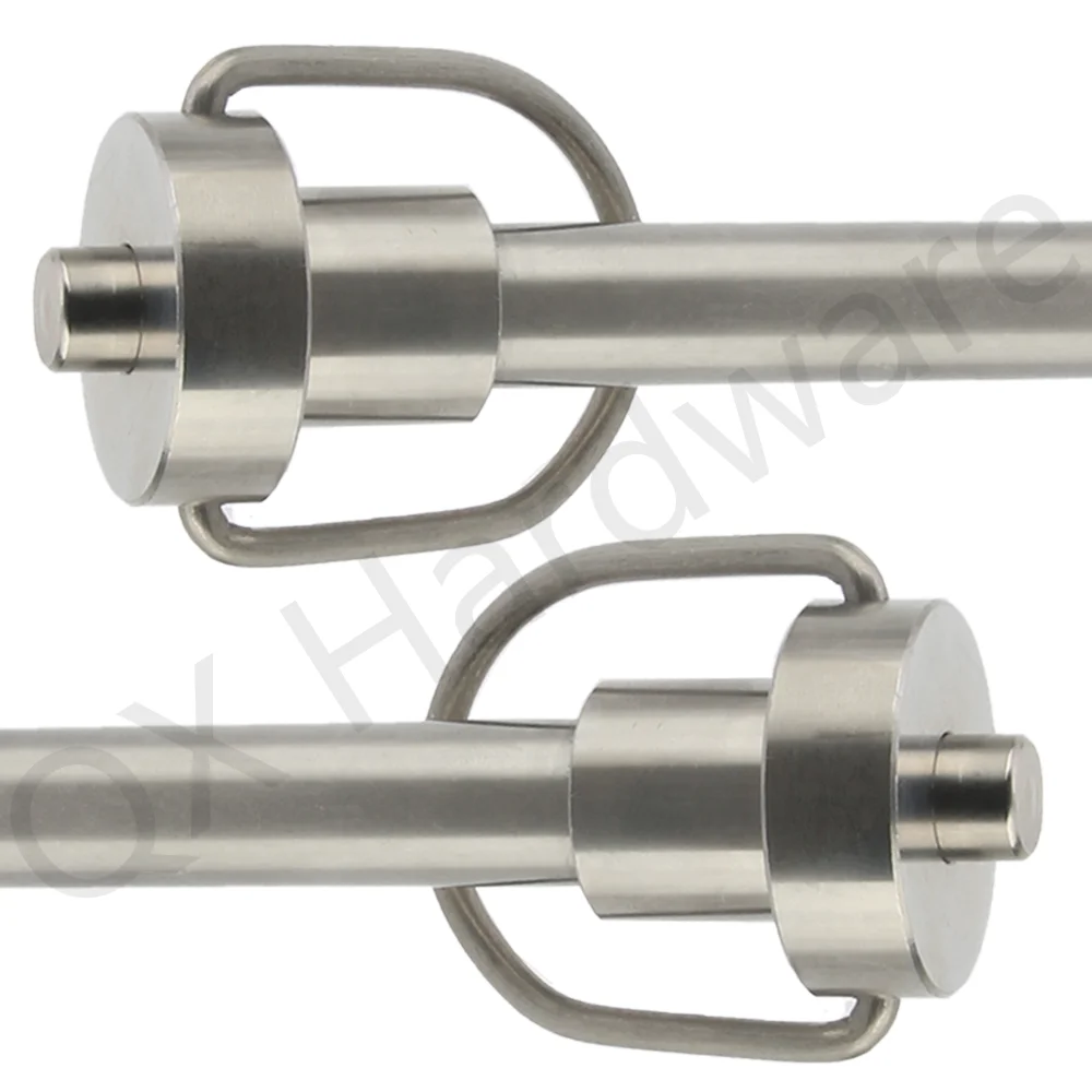 QX112 Factory Outlet Stainless Steel Quick Release Pins High Quality Ball Lock Pin With Ring Handle for Locating Length 10~100mm