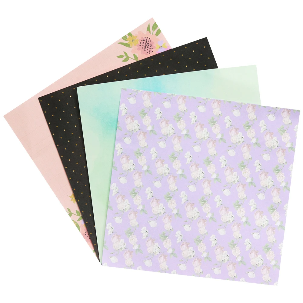 Creative Path 6 Zoll Diamant-Herzmuster Scrapbooking-Hintergrundpapier Vintage Journal Dekoratives Papier für Origami – Detail 6