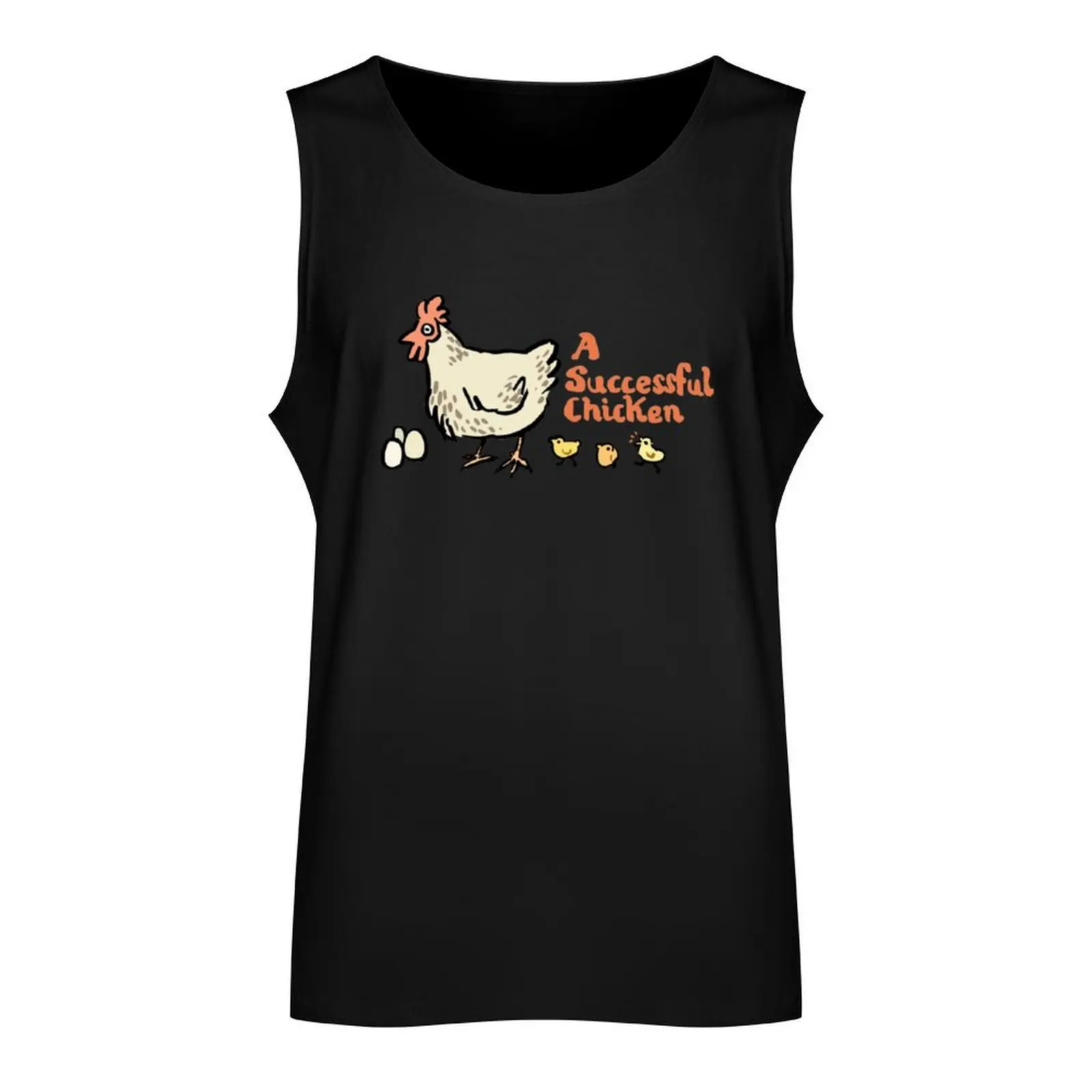 a successful chicken Tank Top t-shirt for man new in tops & t-shirt Men's clothes