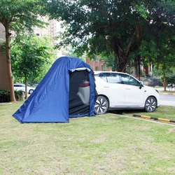 SUV Car Rear Camping Tent Outdoor Extension Rainproof Pergola Roof Portable Trunk Awning Self-Driving Barbecue Waterproof Cover