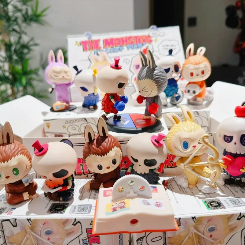 Popmart The Monsters Labubu Naughty Diary Series Blind Box Mainan Trendi Hiasan Meja Rumah Hadiah Kejutan untuk Anak Perempuan