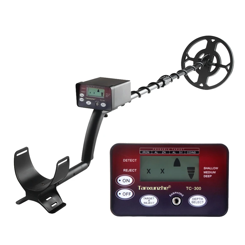 Tanxunzhe TC300 Metal Detector Pinpointing Metal Detectors Underground Depth Circuit Wire Detector Gold Jewelry Detector