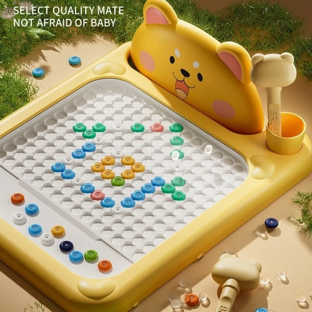 Stylo magnétique amusant, bloc de dessin, conception interactive, outil d'enseignement, planche de peinture pour enfants, jouet de contrôle du stylo, Style Montessori