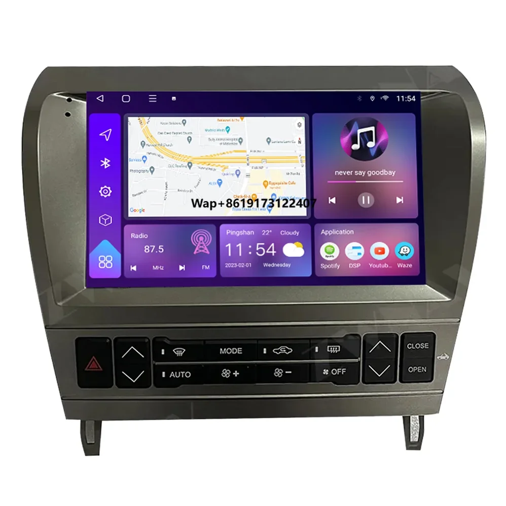 Android 15 IPS Screen Android Auto Radio for SC430 2001-2009 Carplay 2 DIN Stereo Car  Navigation Multimedia Head Unit