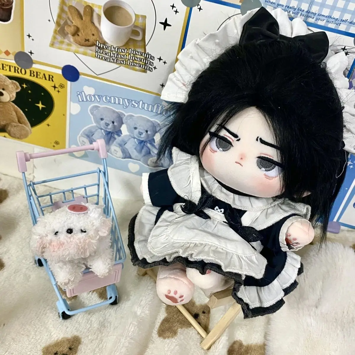 

Плюшевая кукла Северус Снейп из Гарри Поттера, 20 см, хлопковая, милая мягкая игрушка, фигурка профессора, плюшевая игрушка для косплея, подарок на день рождения