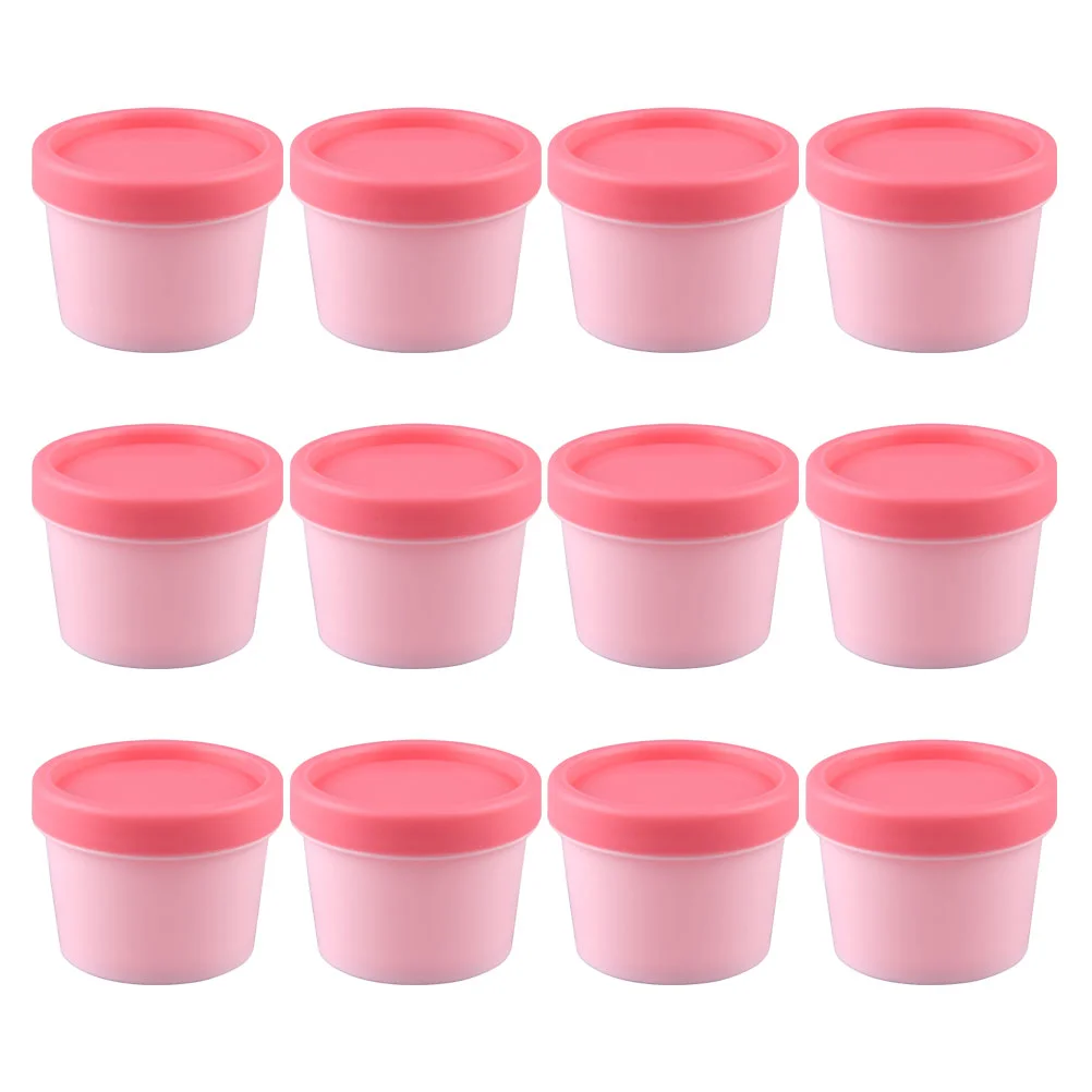 

12 Pcs Mask Bottle Box Travel Containers Ointment Plastic Cream Jars Sub-packing Facial Storage Pp Empty Face