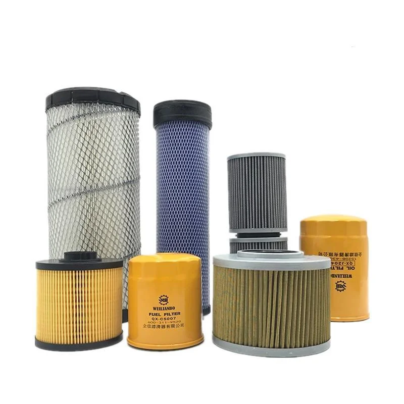 For Kobelco Sk Kx75-8 Air Filter, Isuzu Oil Filter, Diesel Grid Excavator Accessories