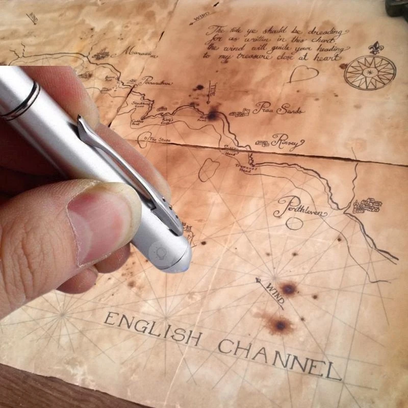 Bolígrafo mágico Invisible con luz LED UV suministros para fiesta cumpleaños