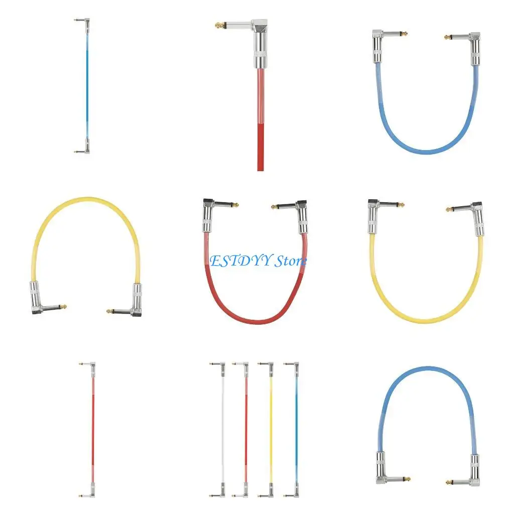 

G6DE Low Noise Quality Guitar Patches Cables 6.35mm Effect Pedal Cables