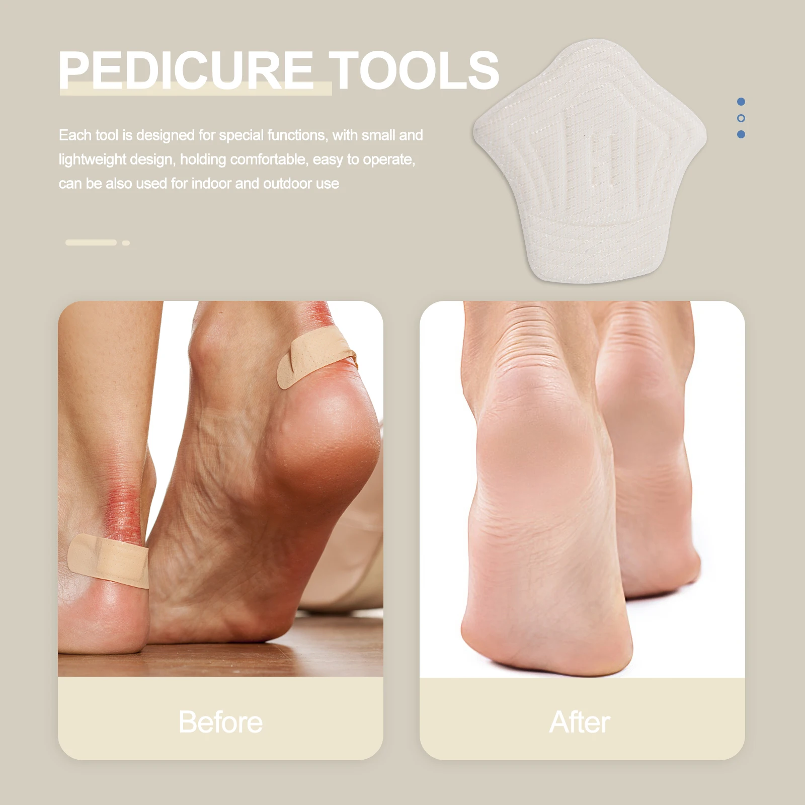 3 أزواج من وسادة الكعب المضادة للتآكل ملصق كعب غير مرئي تصميم منقوش متقاطع لتخفيف الآلام