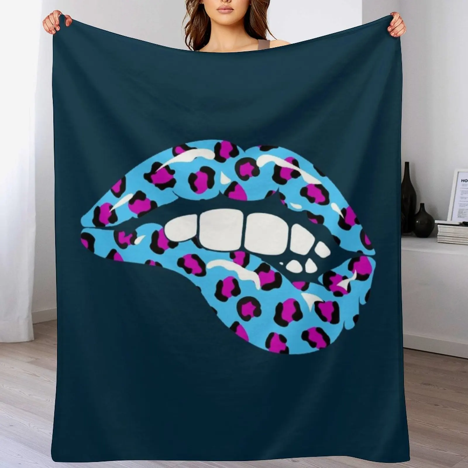 Ben Azelart Merch Lip Throw Blanket